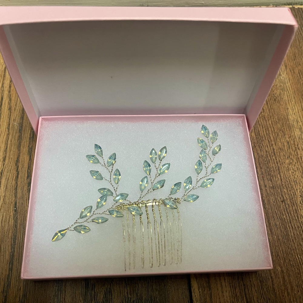 Bridal hair piece Bridal hair comb